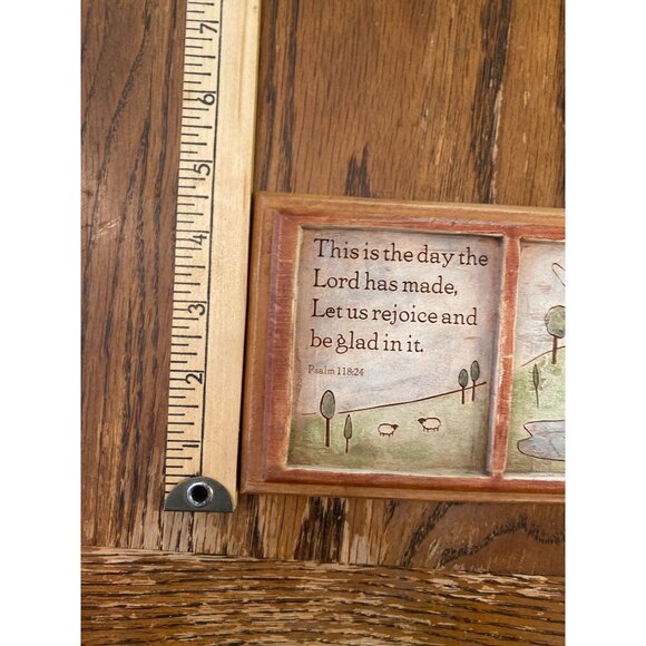 Christian Decorative Wooden Wall Plaque This is the day that the Lord has made P - Picture 3 of 5